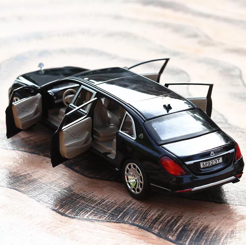 Ô tô mô hình bằng sắt Mercedes S600 Maybach